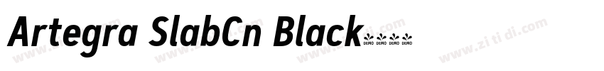 Artegra SlabCn Black字体转换